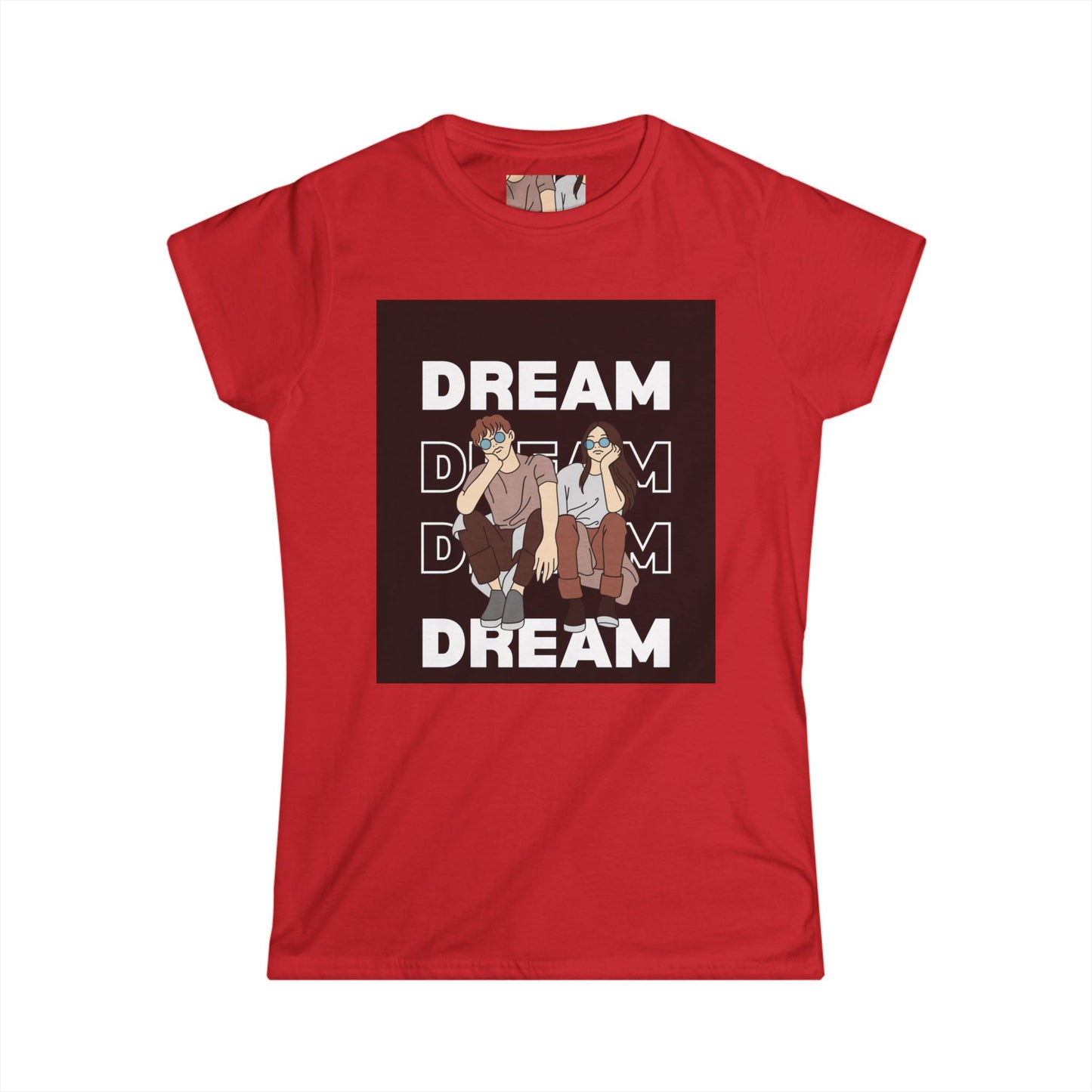 Dream Big Women's Softstyle Tee - Inspirational Shirt, Motivational Top, Dreamer Apparel, Gift for Her, Casual Fashion