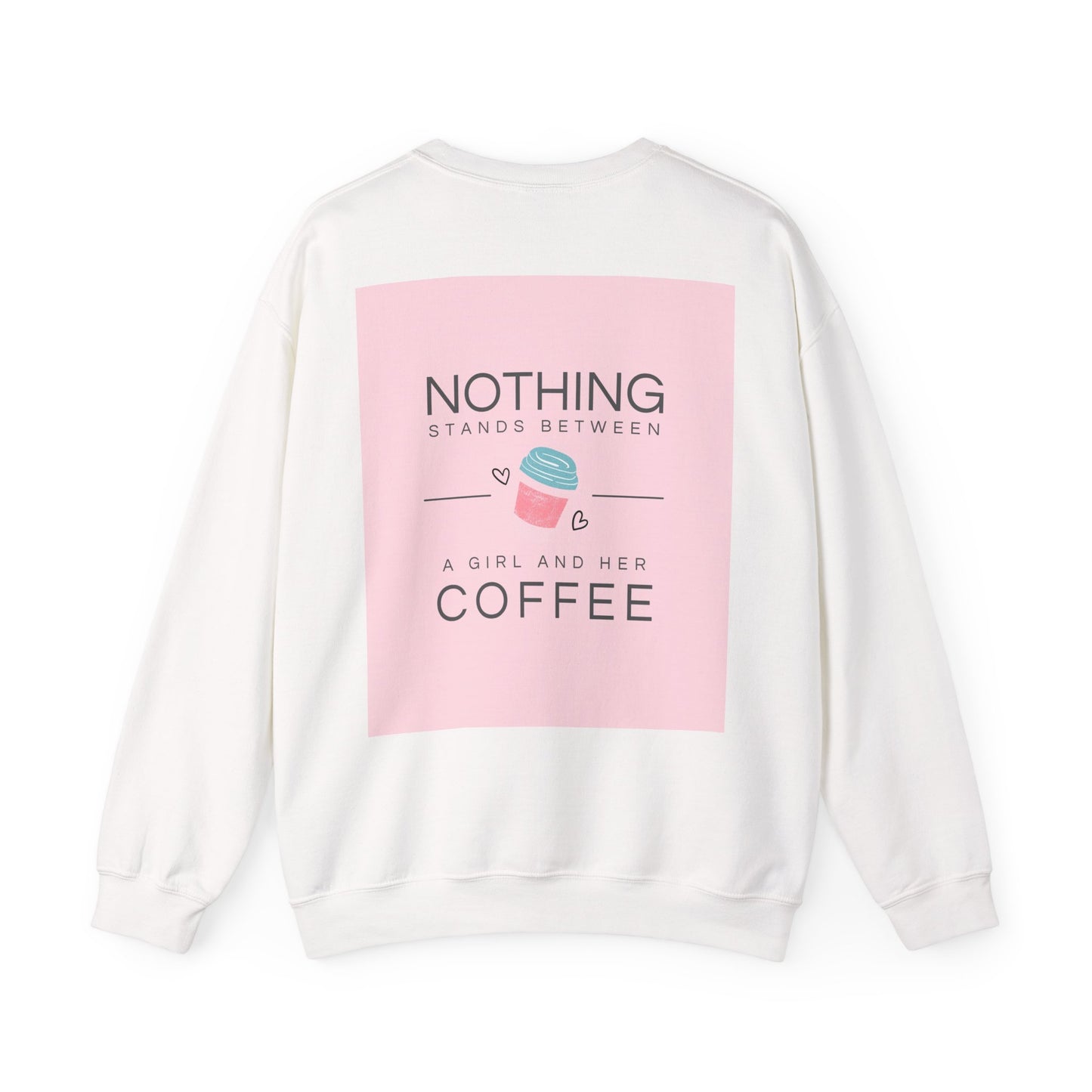 Coffee Lover Crewneck Sweatshirt, Cozy Coffee Sweatshirt, Gifts for Her, Cute Sweatshirt, Girly Coffee Sweatshirt