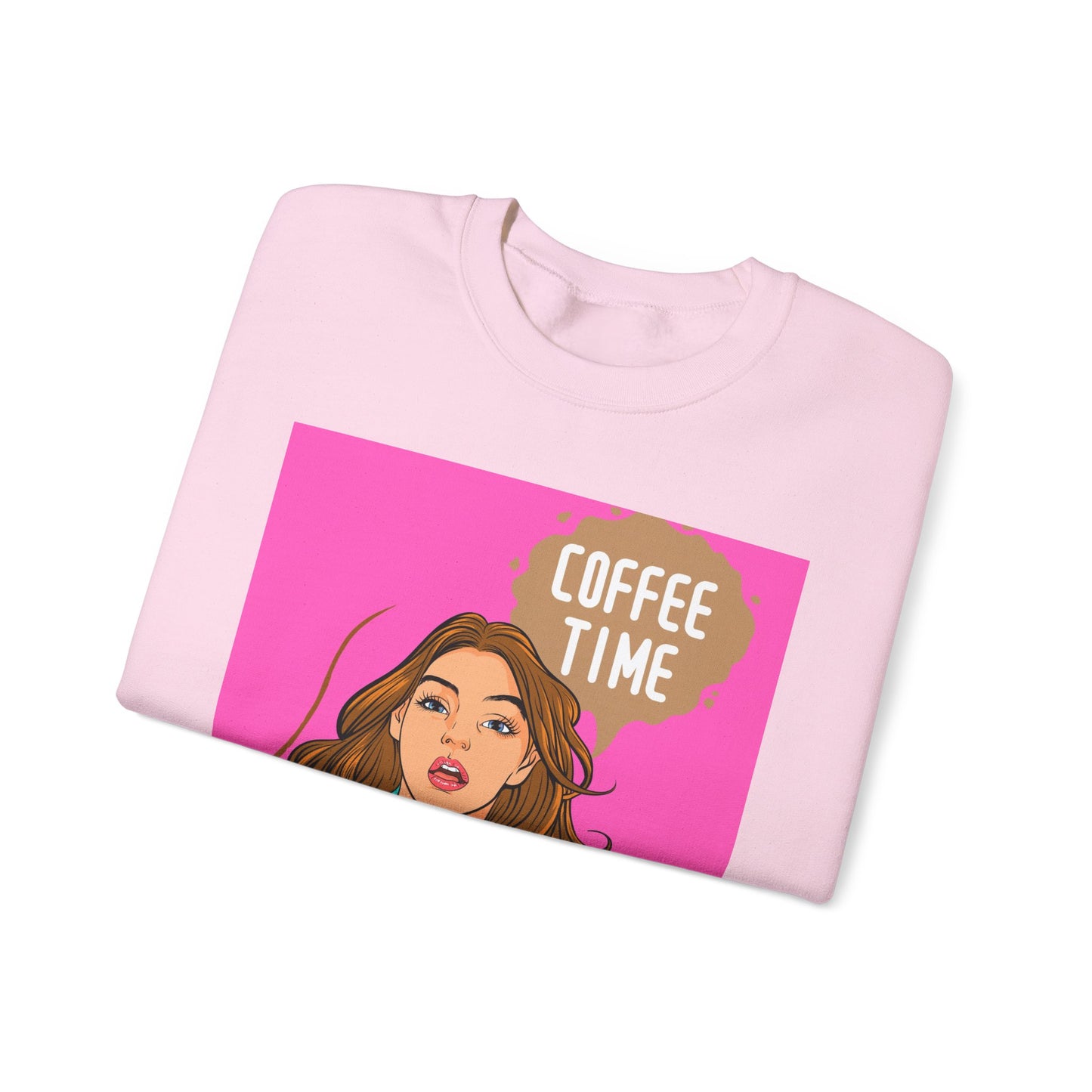 Coffee Lover Crewneck Sweatshirt, Cozy Coffee Sweatshirt, Gifts for Her, Cute Sweatshirt, Girly Coffee Sweatshirt