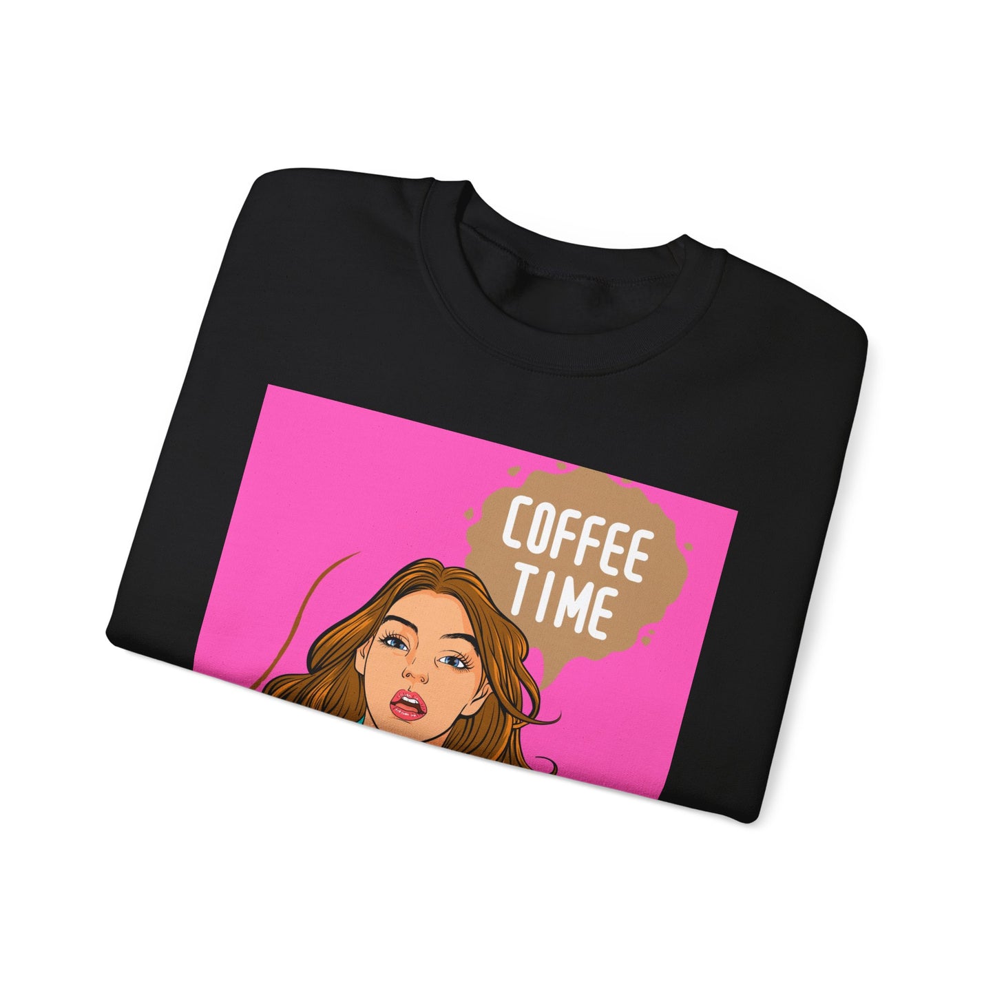 Coffee Lover Crewneck Sweatshirt, Cozy Coffee Sweatshirt, Gifts for Her, Cute Sweatshirt, Girly Coffee Sweatshirt