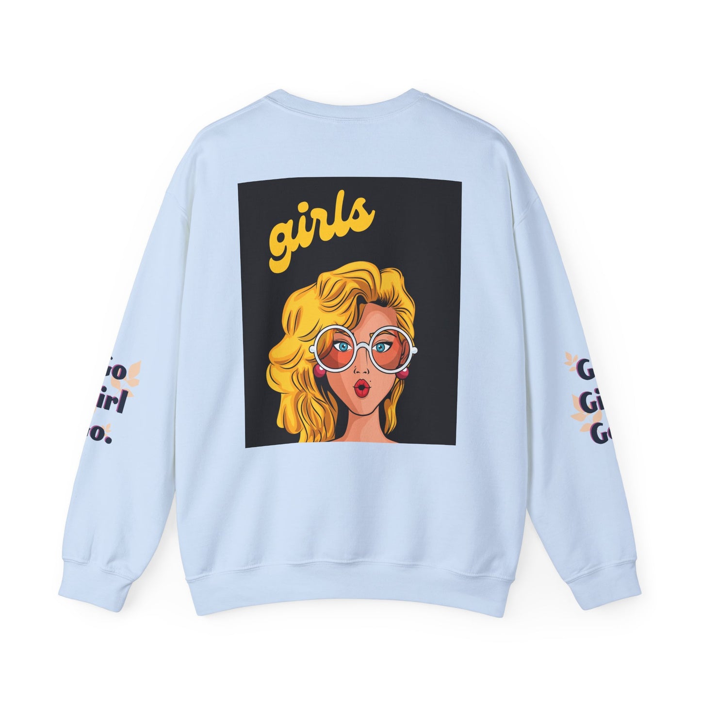 Empowerment Crewneck Sweatshirt - Happiness is Love, Girls, Self-Love, Gift for Her, Cozy Style