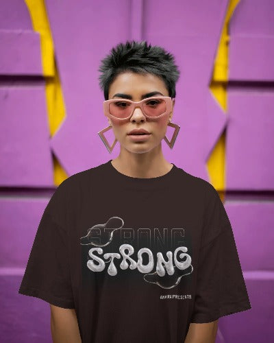 A Strong Ballon print Unisex Stretch T-shirt