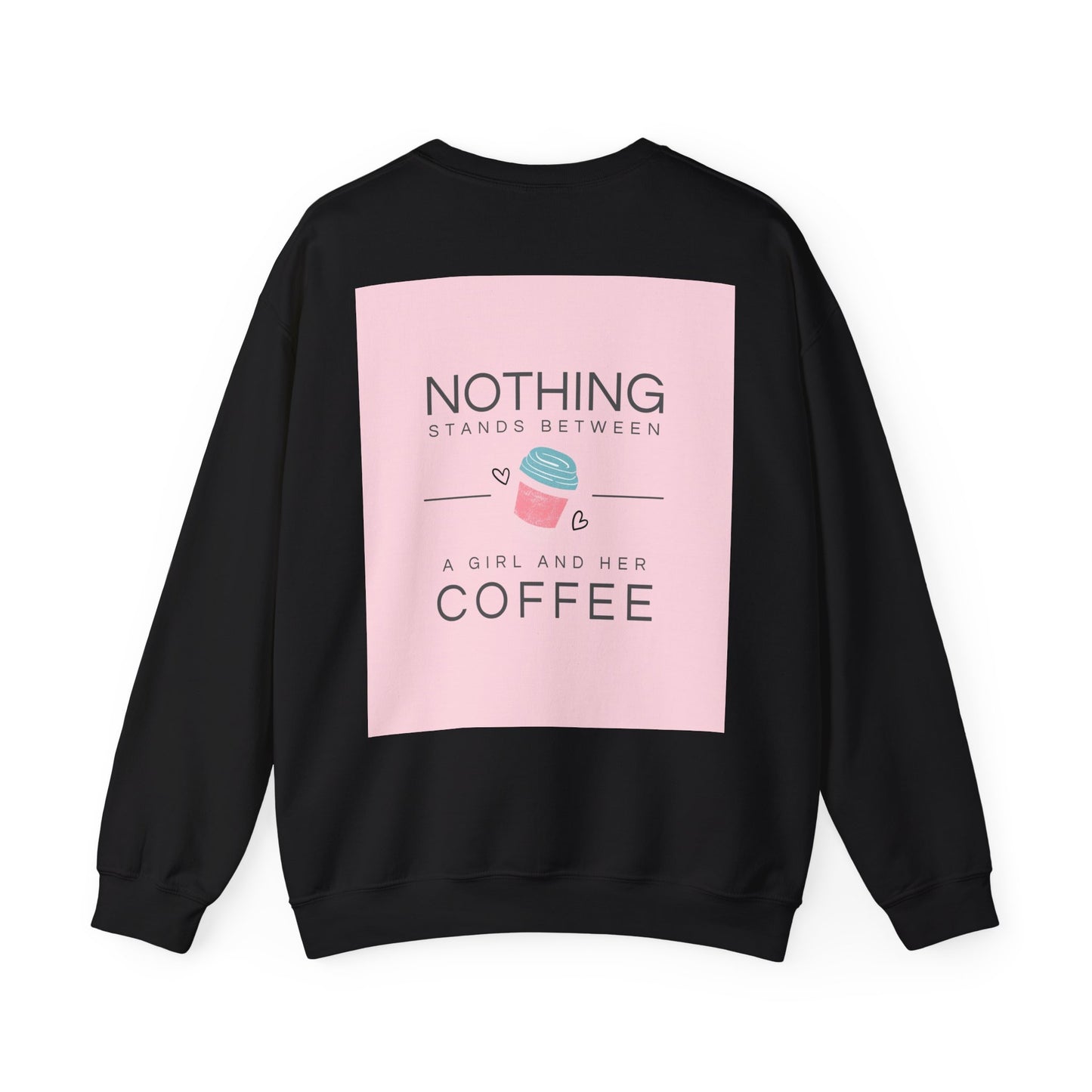 Coffee Lover Crewneck Sweatshirt, Cozy Coffee Sweatshirt, Gifts for Her, Cute Sweatshirt, Girly Coffee Sweatshirt