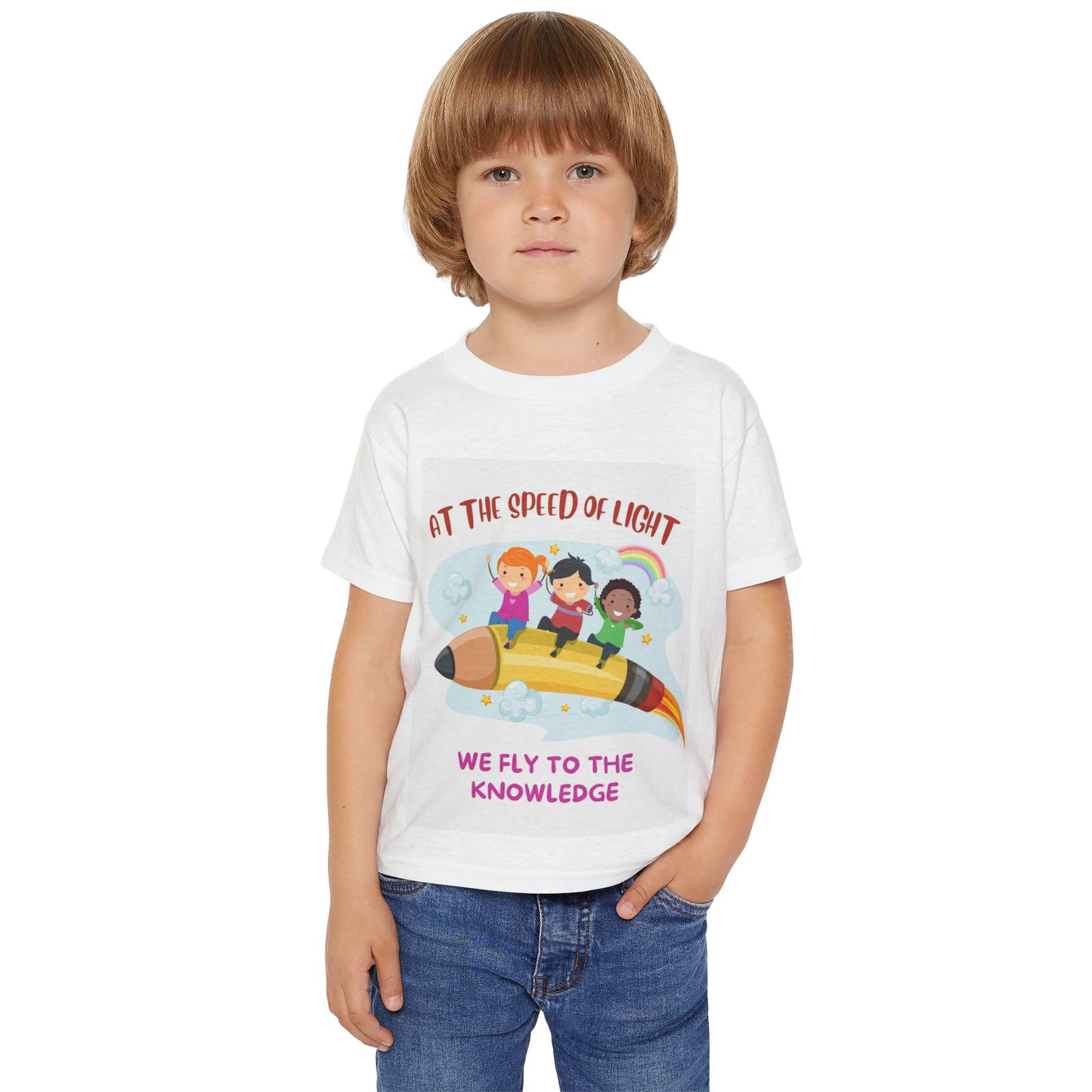 Toddler T-shirt with Motivational Design, Kids Learning Shirt, Gift for Young Learners, Fun Educational Apparel, Celebration Outfit