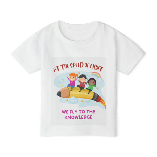 Toddler T-shirt with Motivational Design, Kids Learning Shirt, Gift for Young Learners, Fun Educational Apparel, Celebration Outfit