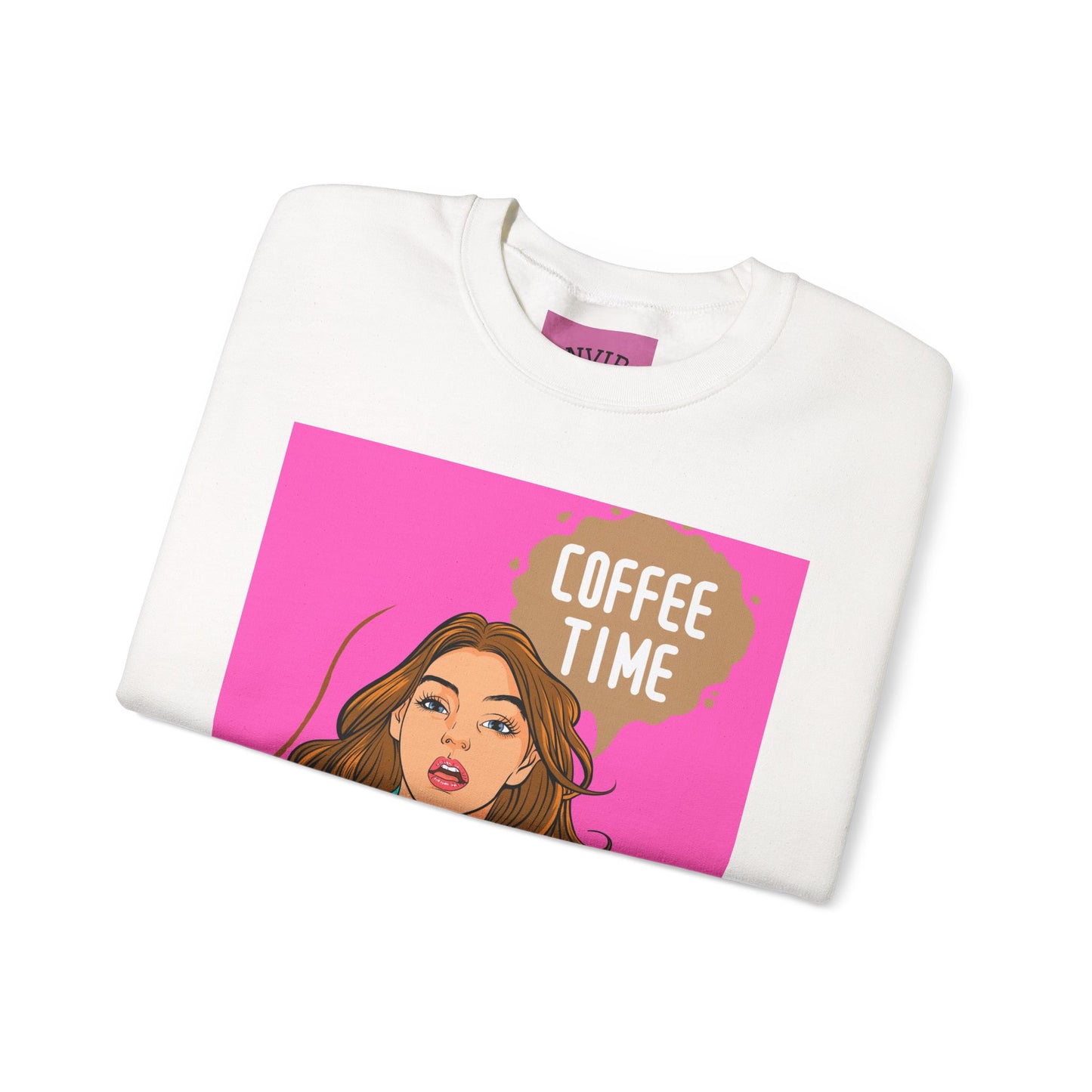 Coffee Lover Crewneck Sweatshirt, Cozy Coffee Sweatshirt, Gifts for Her, Cute Sweatshirt, Girly Coffee Sweatshirt