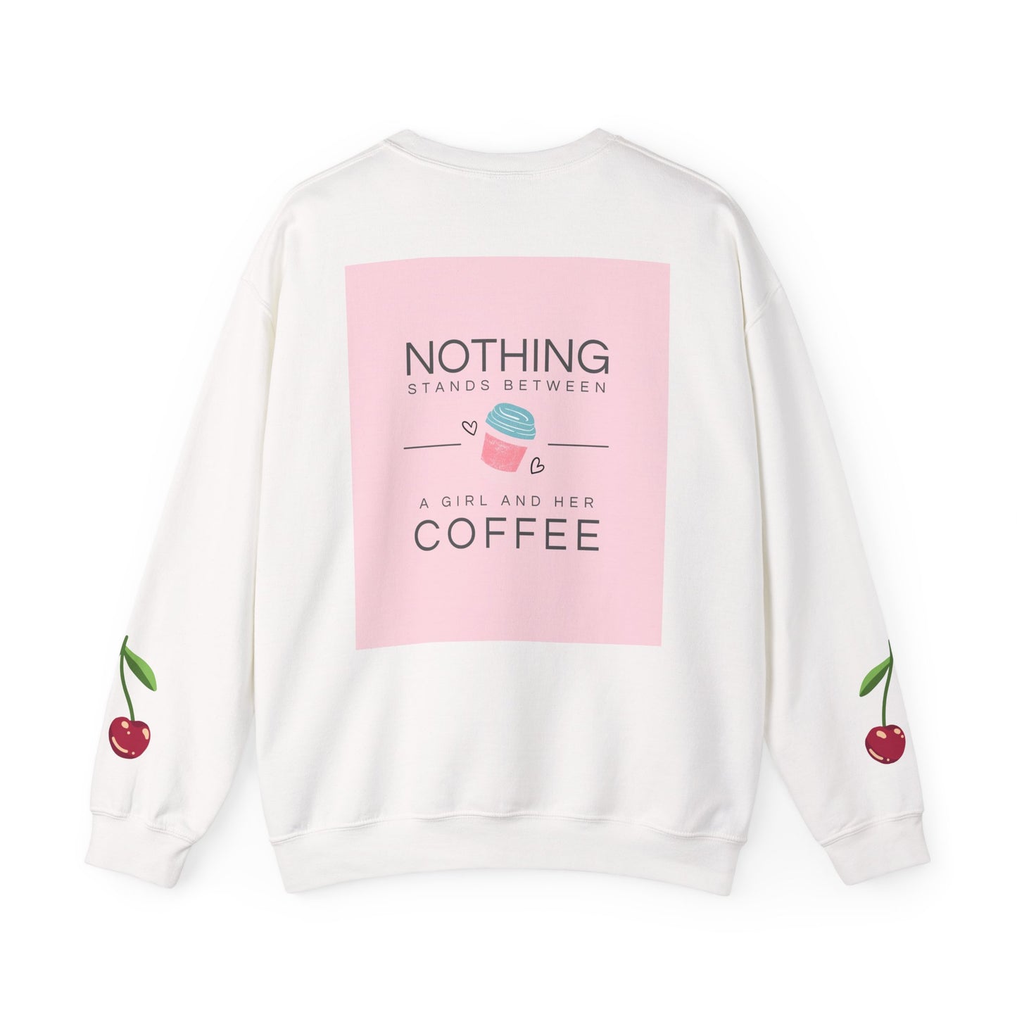 Coffee Lover Crewneck Sweatshirt, Cozy Coffee Sweatshirt, Gifts for Her, Cute Sweatshirt, Girly Coffee Sweatshirt