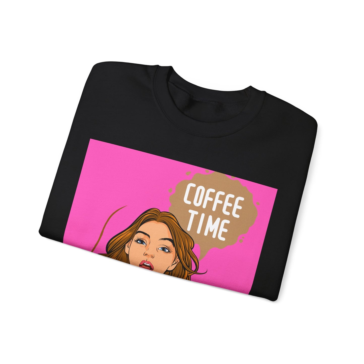 Coffee Lover Crewneck Sweatshirt, Cozy Coffee Sweatshirt, Gifts for Her, Cute Sweatshirt, Girly Coffee Sweatshirt