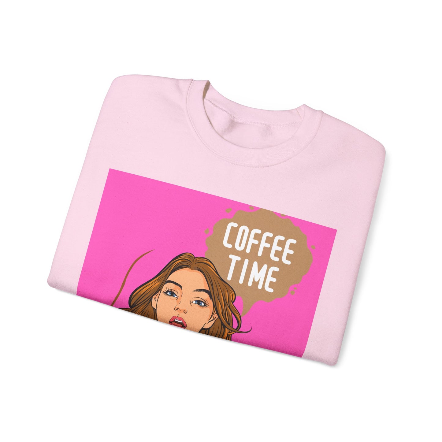 Coffee Lover Crewneck Sweatshirt, Cozy Coffee Sweatshirt, Gifts for Her, Cute Sweatshirt, Girly Coffee Sweatshirt