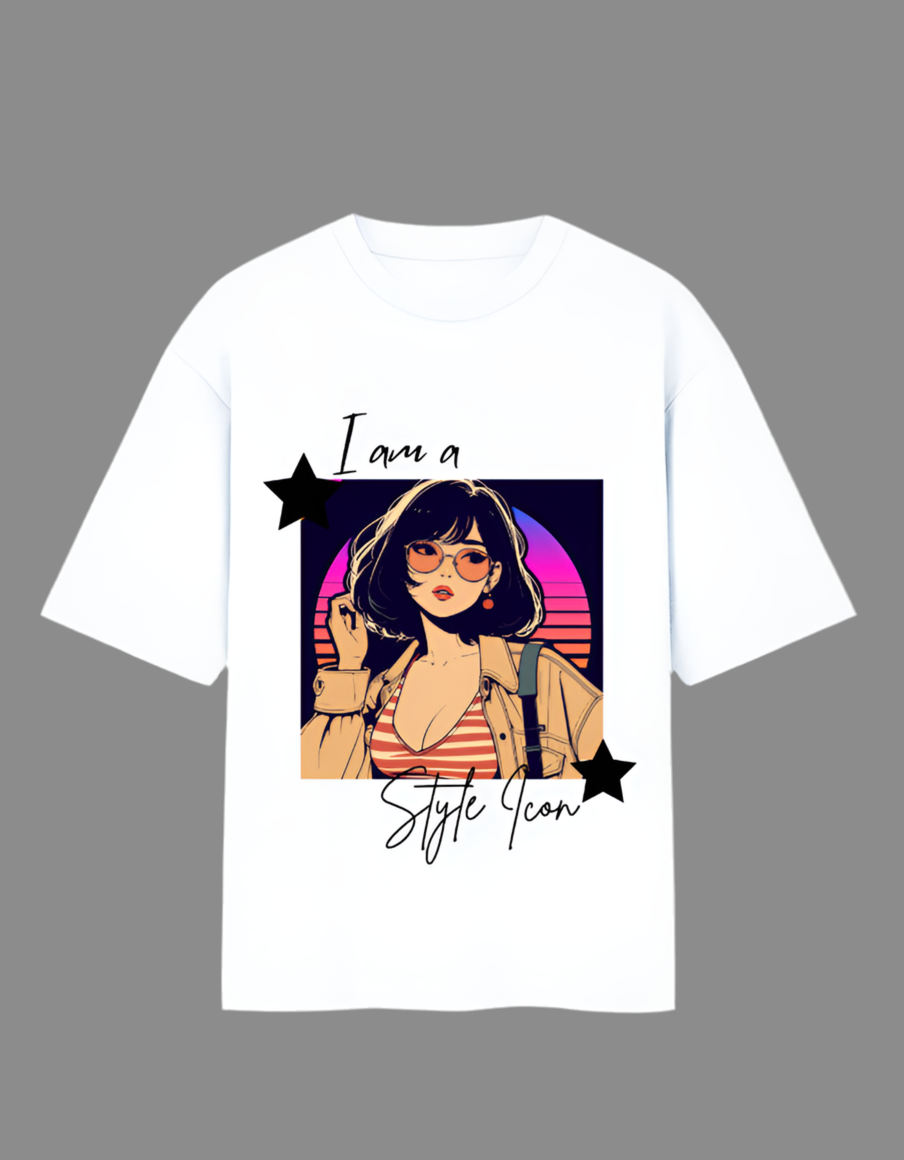 I am a style Icon Unisex Oversized Standard T-Shirt