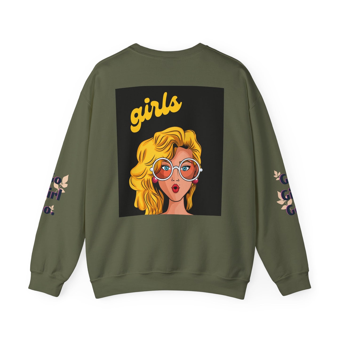 Empowerment Crewneck Sweatshirt - Happiness is Love, Girls, Self-Love, Gift for Her, Cozy Style