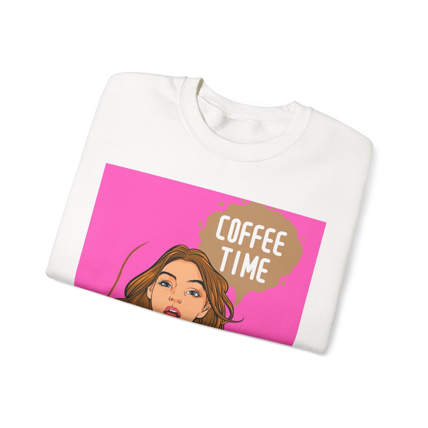 Coffee Lover Crewneck Sweatshirt, Cozy Coffee Sweatshirt, Gifts for Her, Cute Sweatshirt, Girly Coffee Sweatshirt