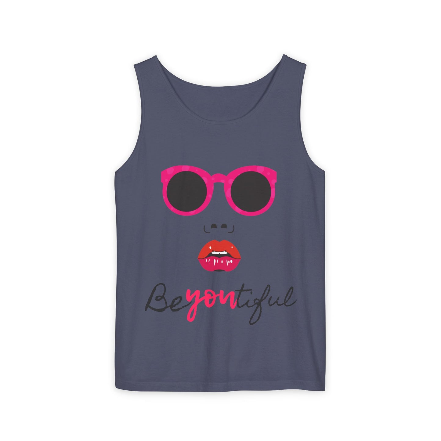 Stylish Be-Youtiful Tank Top, Fun Summer Tee, Trendy Graphic Shirt, Gift for Her, Casual Wear, Beach Vacation Outfit