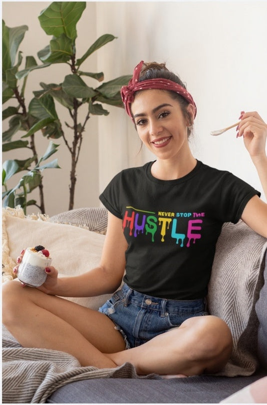 A - Hustle Unisex Stretch T-shirt